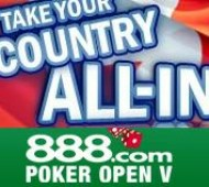888 Poker Open V starting on the 4th of Sept