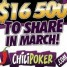 Chili Poker affiliate program - March Promotions for your players