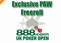 PAW Exclusive Freeroll for entry into the 2006 UK Open