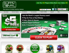 Rummy Royal Home page