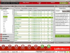 Ladbrokes Poker Lobby