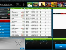 Gala Casino Poker Table